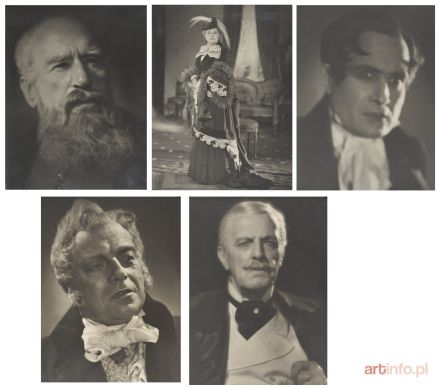 Aktorzy Teatru Polskiego w Warszawie ok. 1954-1955