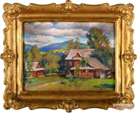 ŻURAWSKI Stanisław | Pejzaż z zabudową