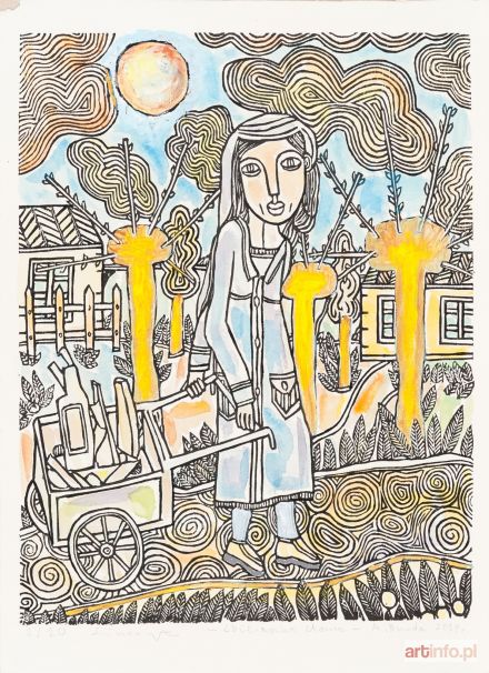 BURDA Arkadiusz | Zbieraczka złomu, 2014 r.