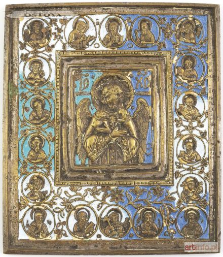 IKONA PODRÓŻNA, ANIOŁ STRÓŻ, Rosja, XIX w.