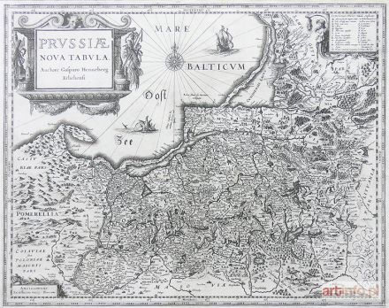 BLAEU Willem Guilielmus Janszoon | Prussiae nova tabula