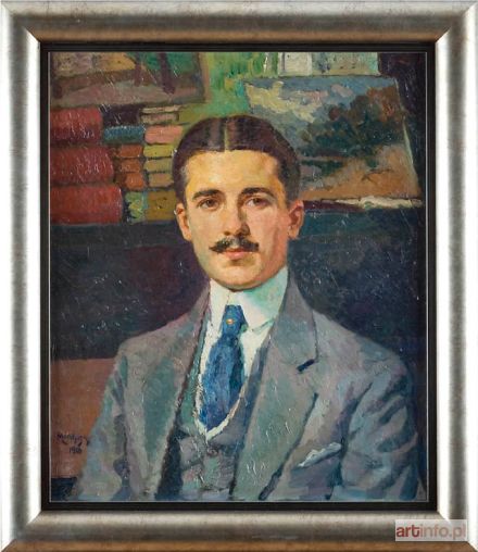 MĘDRZYCKI Maurycy (MENDJIZKI Maurice) | Autoportret, 1915 r.