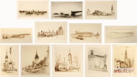 FARRELL Frederick Arthur | Poland and Danzig Twelve Etchings by Fred. A. Farrell, ok. 1925