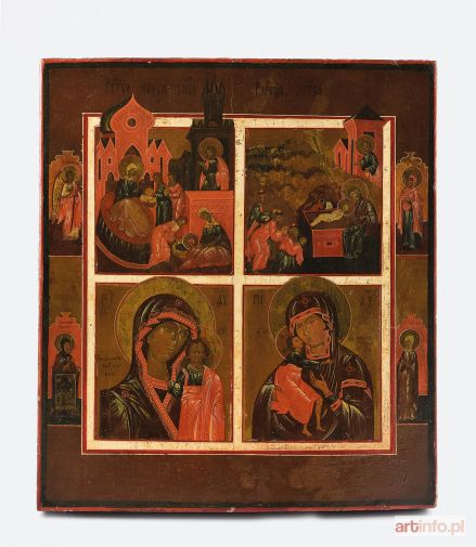 Ikona - czteropolowa, tzw. rodzinna