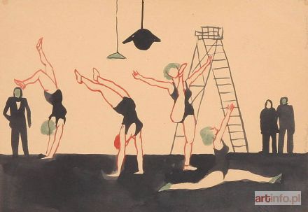 WRÓBLEWSKI Andrzej | Gimnastyczki, 1957 r.