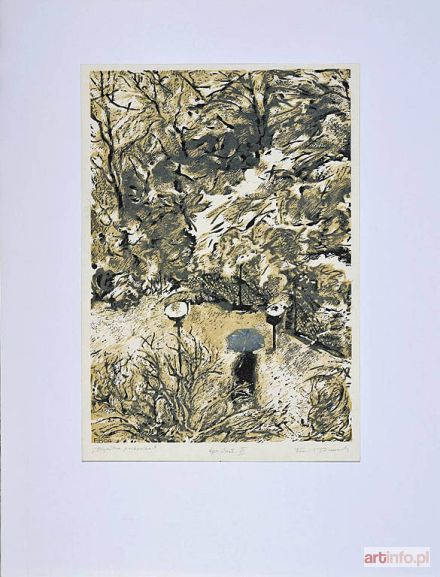BUNSCH Franciszek | Błękitna parasolka, 2004 r.