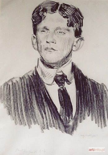 MEHOFFER Józef | Portret Karola Stryjeńskiego (1914)
