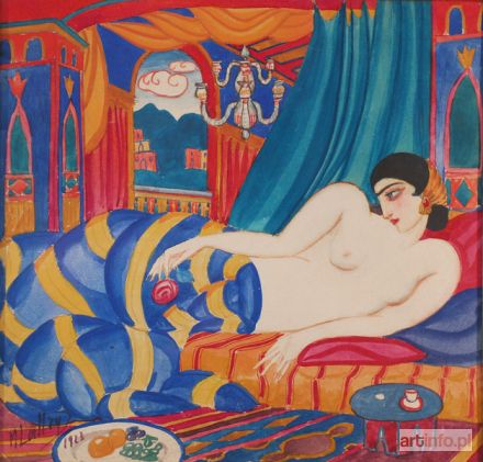 LATTRY Michael | Kobieta- wąż. Odaliska, 1923