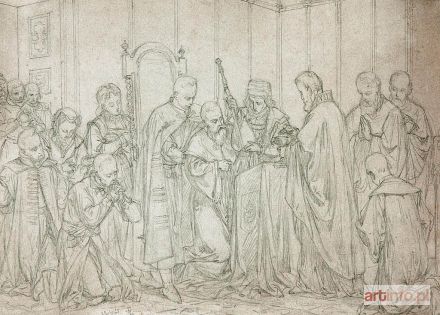 ELJASZ-RADZIKOWSKI Walery | Scena historyczna we wnętrzu