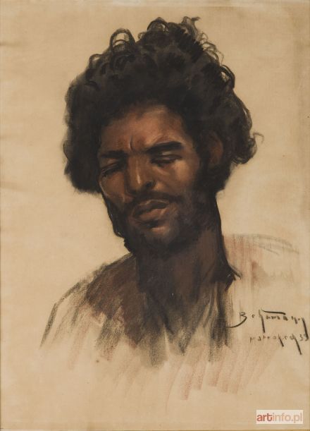 BEHRMANN Adolf (Abraham) | Studium młodego mężczyzny z Marakeszu, 1933 r.