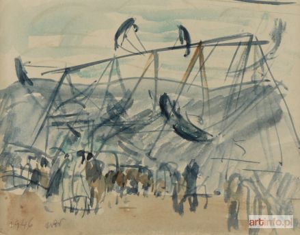 WEISS Wojciech | Wesołe miasteczko - huśtawka I, 1946