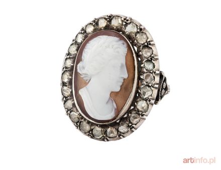 Pierścionek z kameą, XIX w.