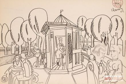 DWURNIK Edward | Planty z cyklu Kraków, 1967 r.