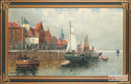 WAGNER Hans Johann | W PORCIE, po 1900