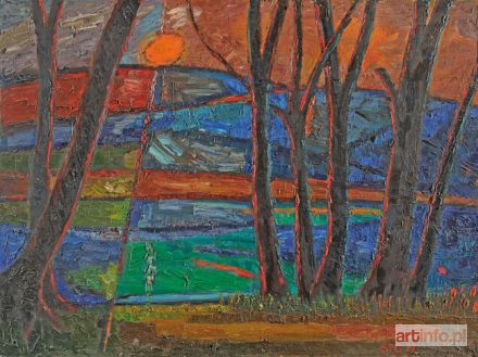 CZAJKA Stanisław | ZMIERZCH NAD WODź, 1977