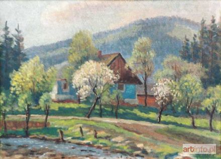 TESLAR Antoni | Pejzaż wiosenny, 1956