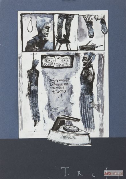 TRUŚCIŃSKI Przemysław | Bez tytułu, ilustracja komiksowa, lata 90. XX w.