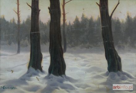 GRUBIŃSKI Jan | Zima w lesie