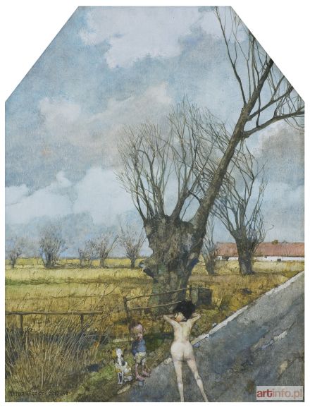 DUDA-GRACZ Jerzy | OBRAZ 2277. CZARNOGŁOWY - PRZEBUDZENIE, 1998