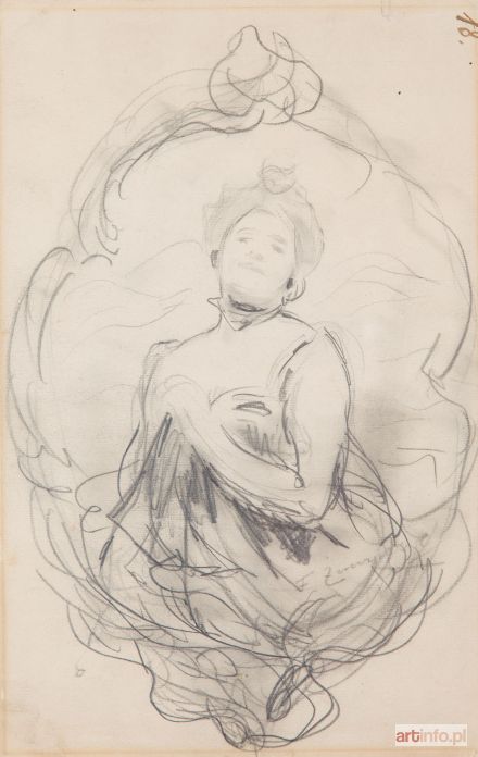 ŻMURKO Franciszek | Portret kobiety, około 1890 r.