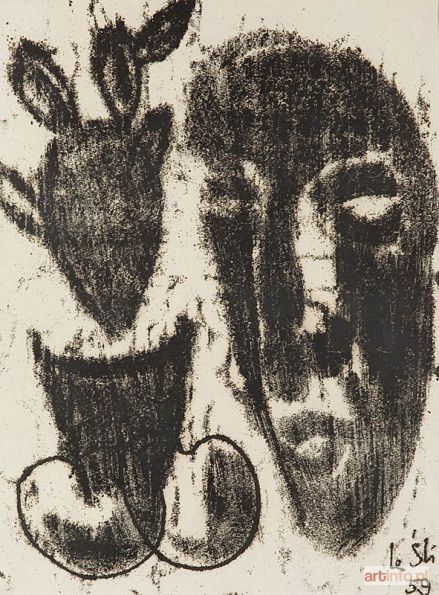 ŚLIWIŃSKI Leon | Maska i kaktus, 1959 r.