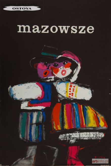 ŚWIERZY Waldemar | Plakat MAZOWSZE, 1961