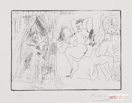 PICASSO Pablo | Rafael i Fornarina VIII. Wejście papieża