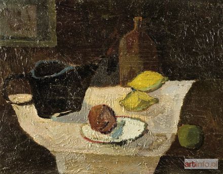 KEMPIŃSKI Józef | MARTWA NATURA Z CYTRYNAMI, 1963