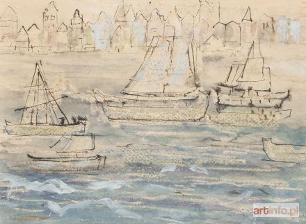 ŚWIDERSKA Bernarda | Na Motławie, lata 60. XX w.