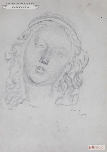 ŻURAWSKI Stanisław | GŁOWA RZEŹBY GOTYCKIEJ, 1911