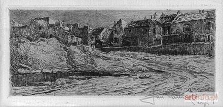 RUBCZAK Jan (Dubczak) | Paryż - dzielnica gałganiarzy 1907 Paryż,