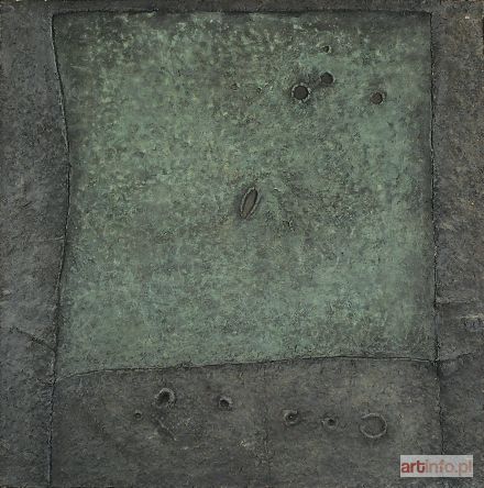 JAŚKIEWICZ Tomasz | Kompozycja z zielenią, ok. 1964