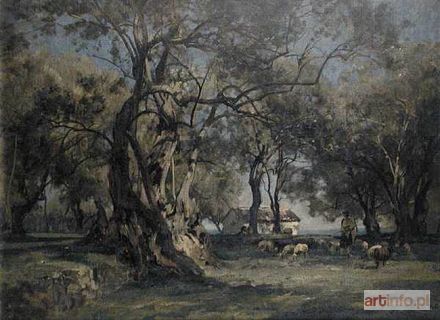 ZUBER Henri | Pejzaż ze sztafażem