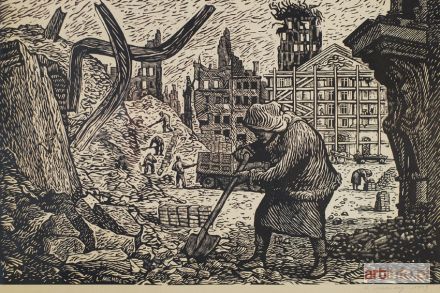 MENDEZ Leopoldo | Ruiny Warszawy, 1949