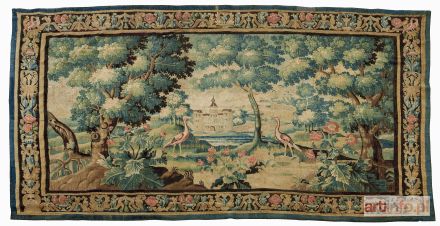 Tapiseria z pejzażem parkowym