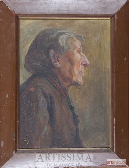 PŁONCZYŃSKA Leontyna | Studium portretowe, 1916