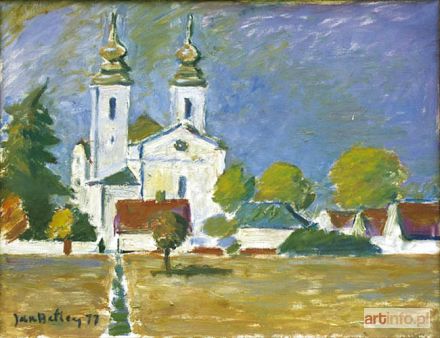 BETLEY Jan | Widok na kościół, 1977
