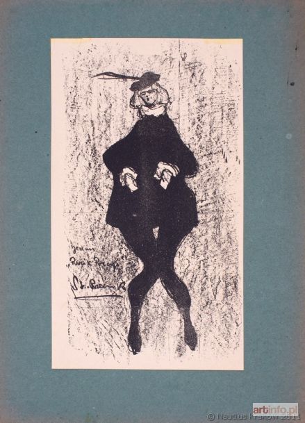 RZECKI-SZRENIAWA Stanisław (RZECZNIK) | Bronisława Jeremi jako pazik Porcji w sztuce Szekspira Kupiec Wenecki, 1904