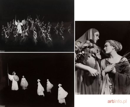 ŚMIGACZ Henryk | Zestaw fotografii ze spektaklu Noc listopadowa, 1956 r.