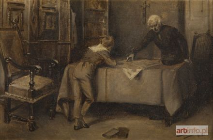 SAWICZEWSKI Stanisław | Lekcja historii, 1912 r.