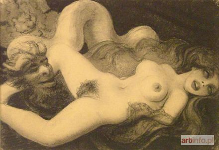 ŻECHOWSKI Stefan | Erotyk z faunem, 1961