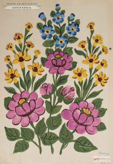 WOJTYŁO Maria | KWIATY, ok. 1970