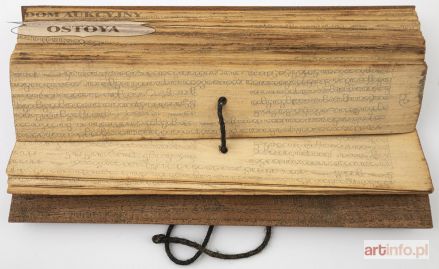 RĘKOPIS BUDDYJSKI, Birma, XIX/XX w.