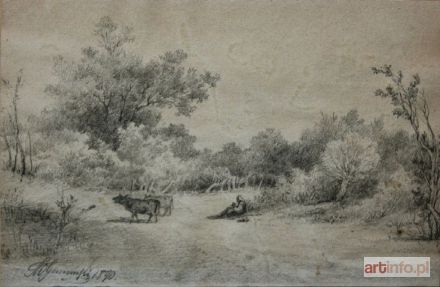 GUMIŃSKI Władysław Heliodor | W Kawęczynie (1890)