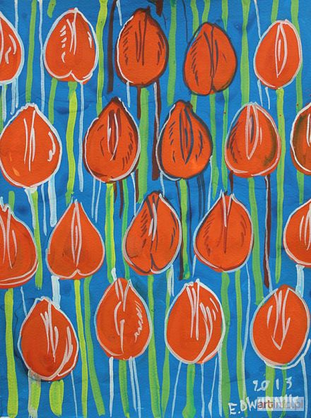 DWURNIK Edward | Czerwone tulipany (2013)