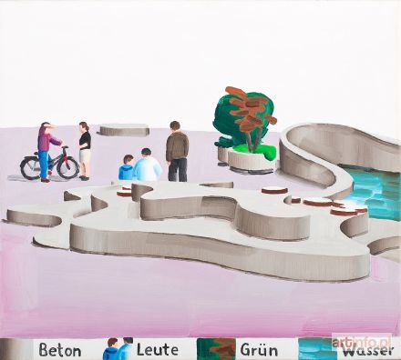 MACIEJOWSKI Marcin | BETON, LUDZIE, ZIELEŃ, WODA (ANALIZA LEVERKUSEN), 2001