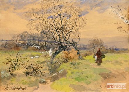 POCIECHA Michał | POWRÓT DO DOMU, 1885 r.