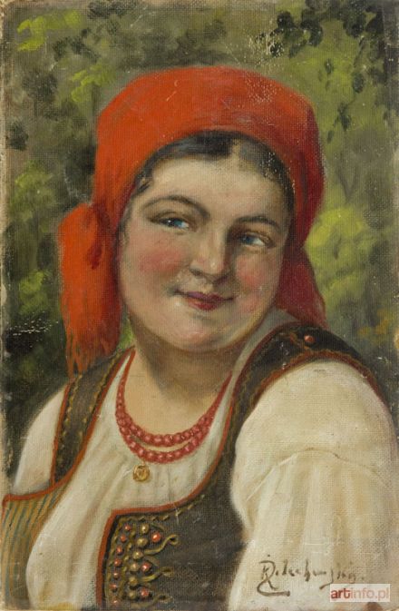 ŻELECHOWSKI Kasper | Dziewczyna ze sznurem czerwonych korali