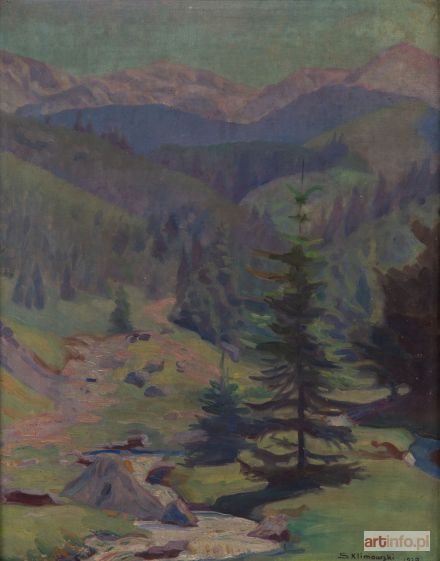 KLIMOWSKI Stanisław | Pejzaż górski, 1929 r.