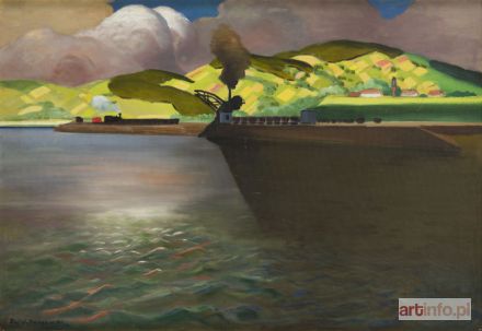 MALCZEWSKI Rafał | Pejzaż, z cyklu Centralny Okręg Przemysłowy, 1938 r.
